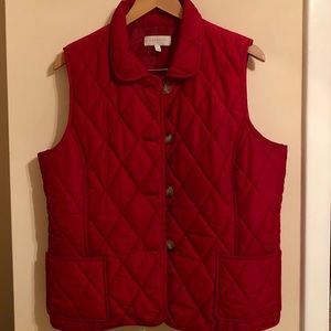 Talbots quilted vest